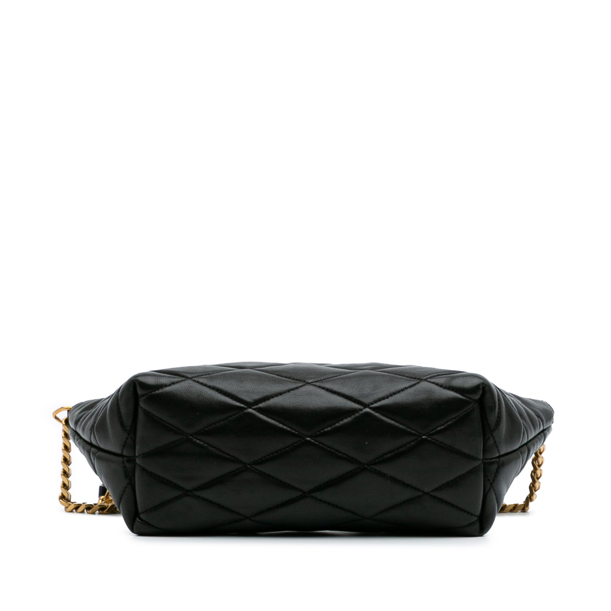 Mini Quilted Lambskin Sade Shoulder Bag