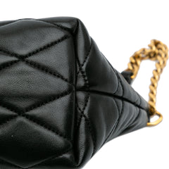 Mini Quilted Lambskin Sade Shoulder Bag