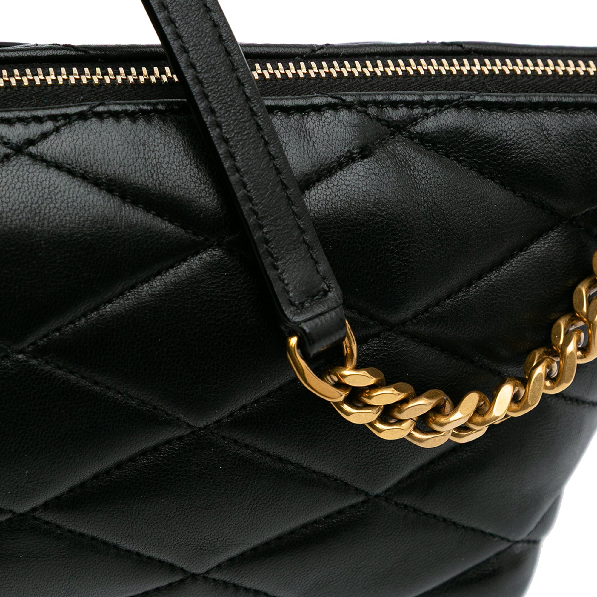 Mini Quilted Lambskin Sade Shoulder Bag