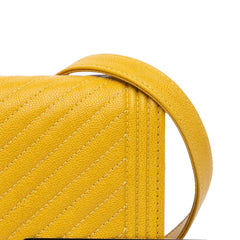 Caviar Chevron Le Boy Wallet On Chain