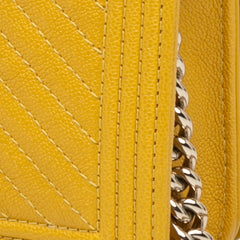 Caviar Chevron Le Boy Wallet On Chain