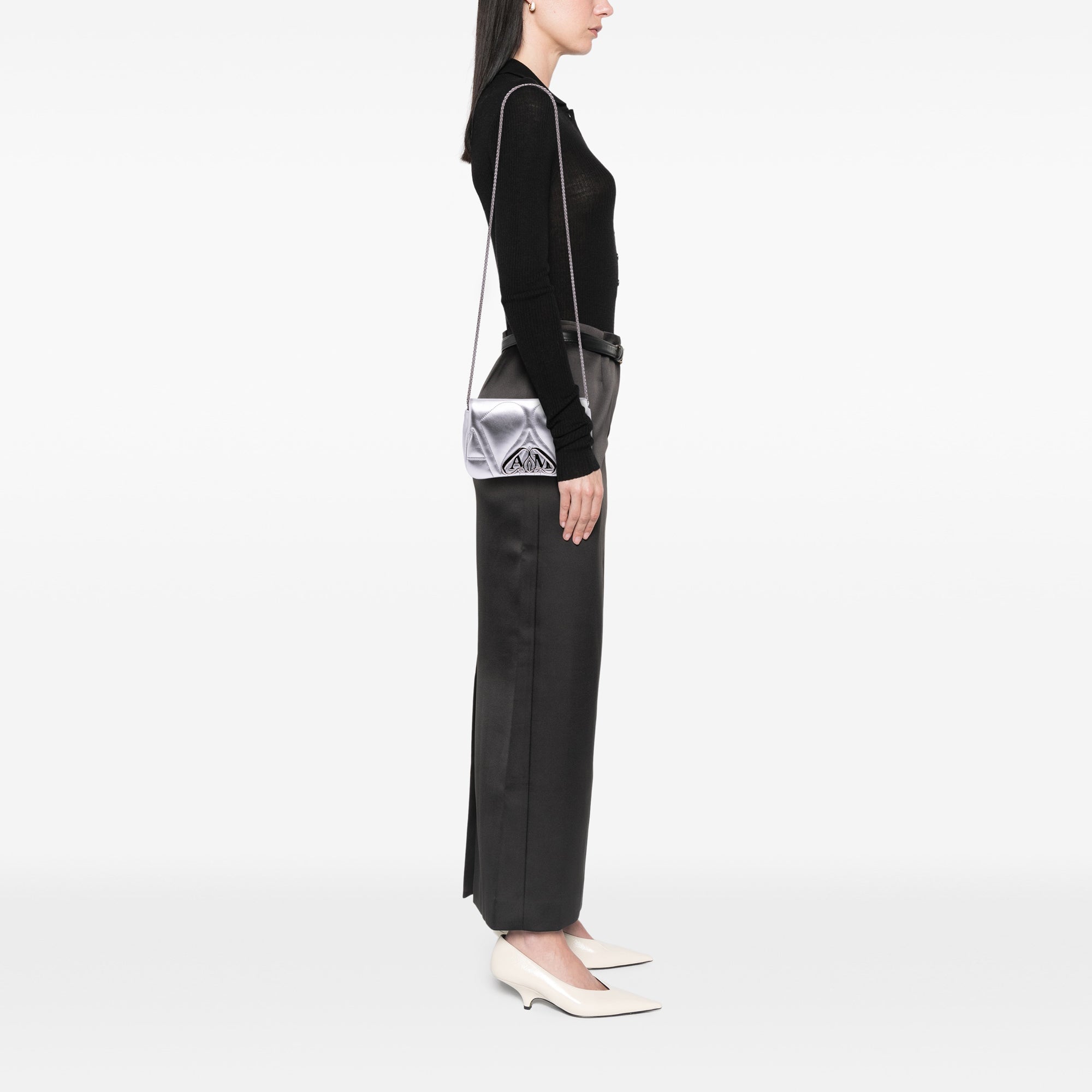 Mini Leather The Seal Chain Crossbody
