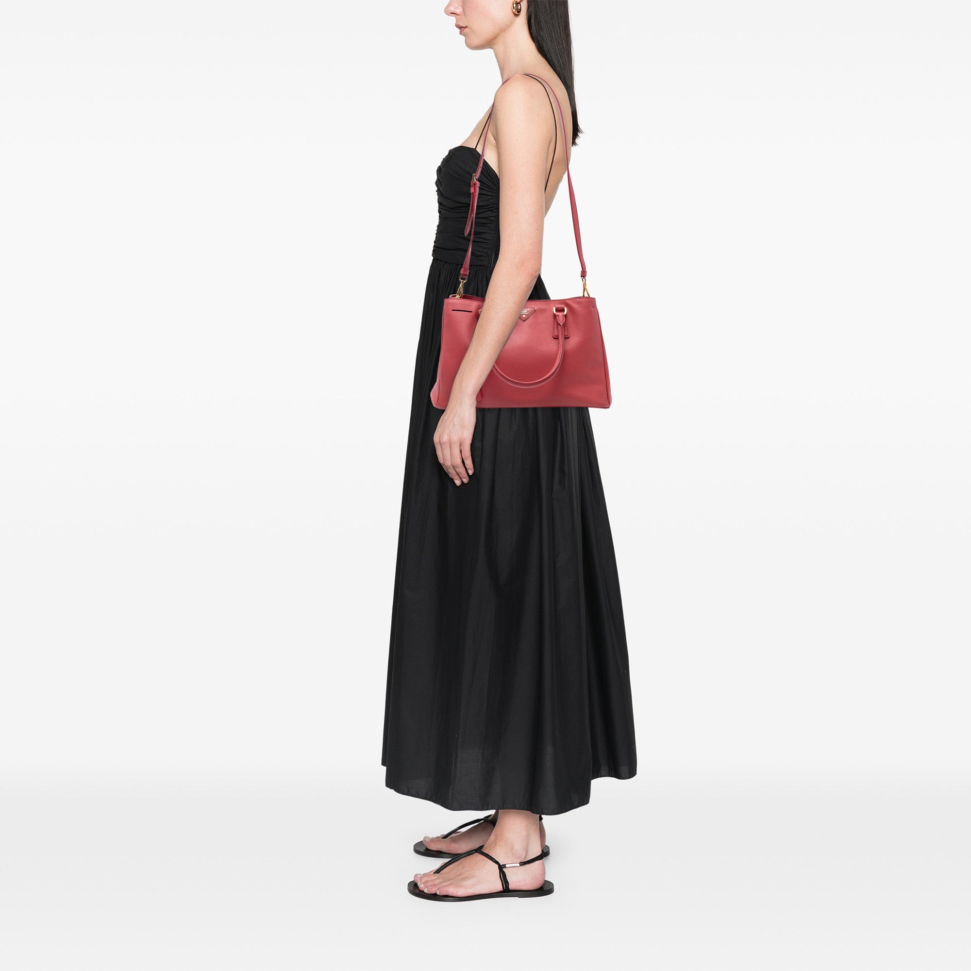 Medium Saffiano Lux Galleria Satchel