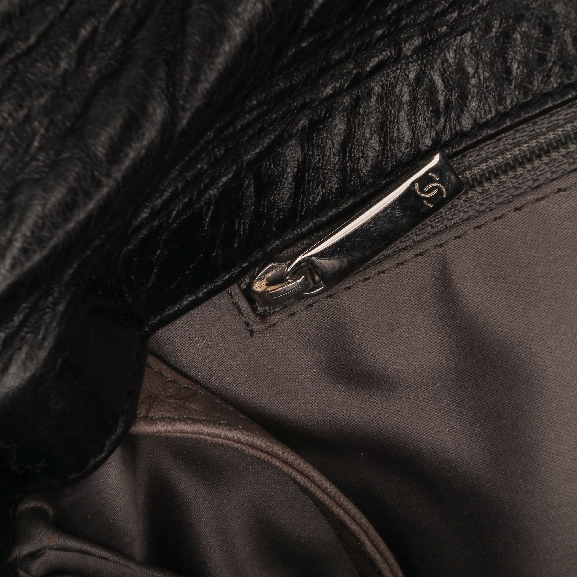 CC Quilted Lambskin So Black Hidden Chain Flap Handbag