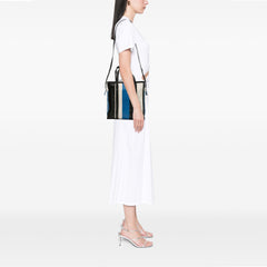 S Lambskin Bazar Shopper Satchel