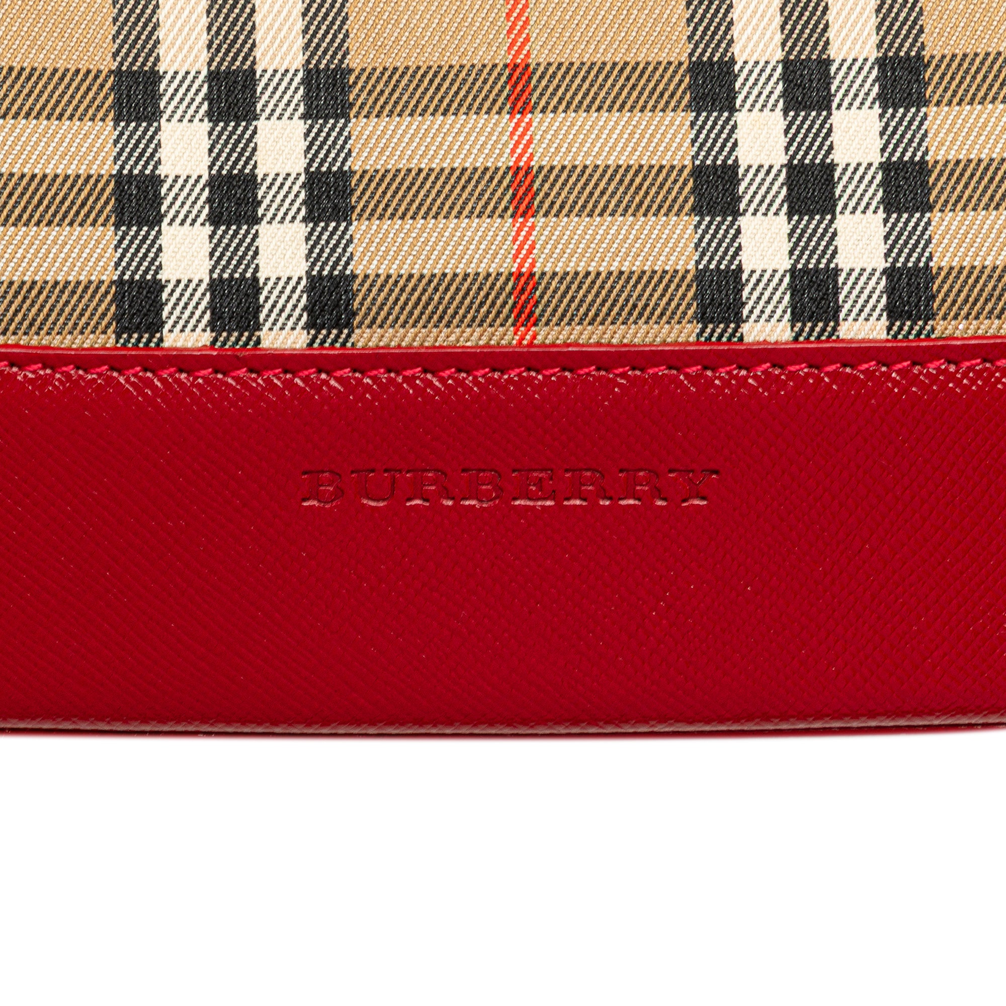 Haymarket Check Canvas Shoulder Bag