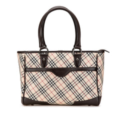 Nova Check Canvas Tote
