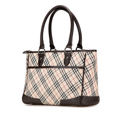Nova Check Canvas Tote