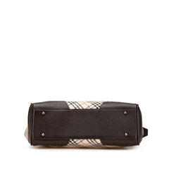 Nova Check Canvas Tote