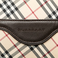 Nova Check Canvas Tote