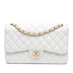 Jumbo Classic Caviar Double Flap