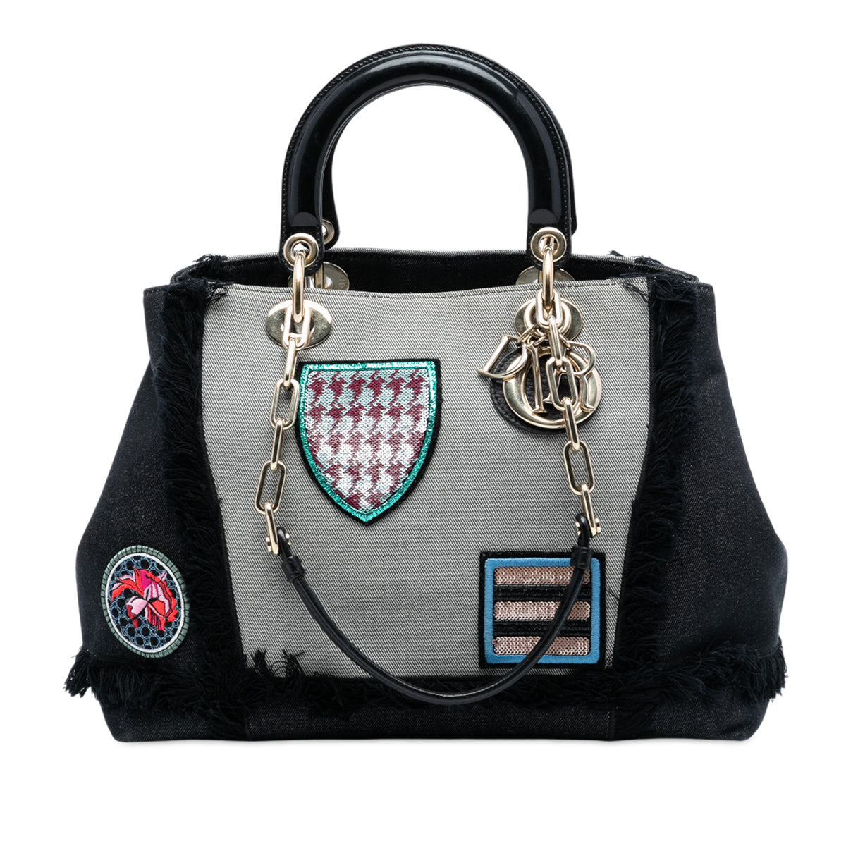 Denim Patch D Light Satchel