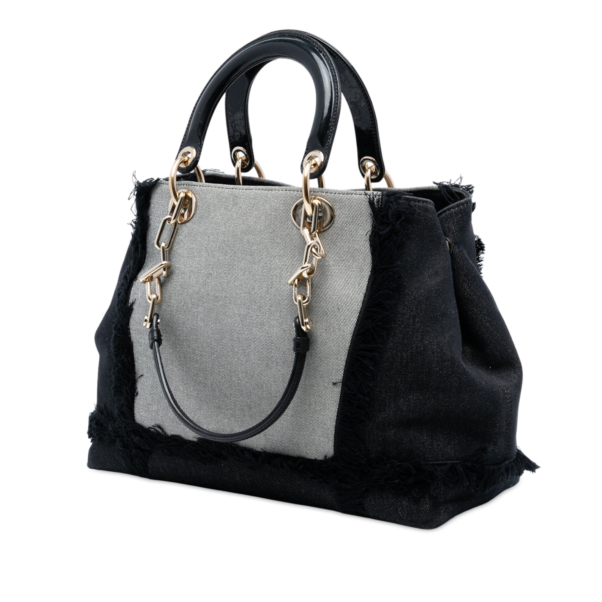 Denim Patch D Light Satchel