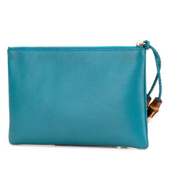 Calfskin Bamboo Clutch