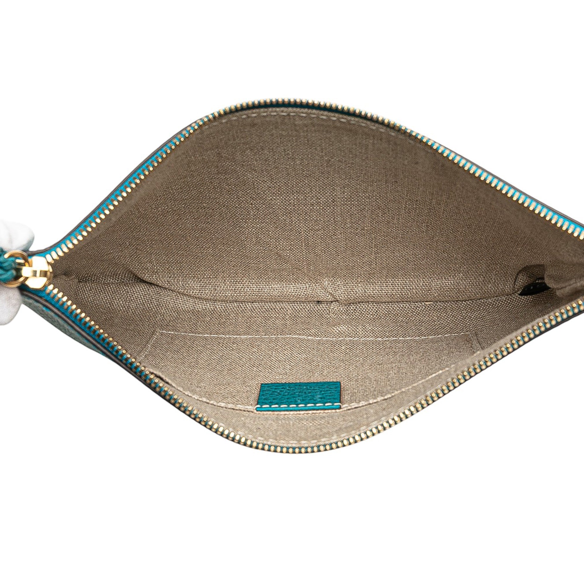 Calfskin Bamboo Clutch