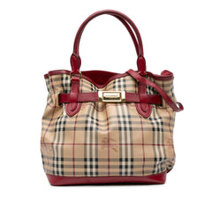 Haymarket Check Coated Canvas Golderton Satchel