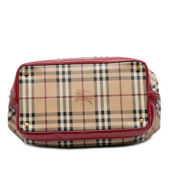 Haymarket Check Coated Canvas Golderton Satchel