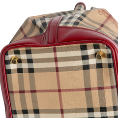 Haymarket Check Coated Canvas Golderton Satchel