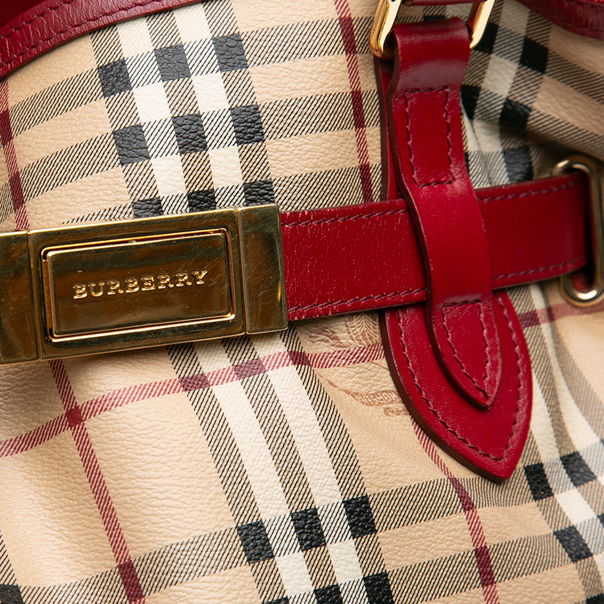 Haymarket Check Coated Canvas Golderton Satchel