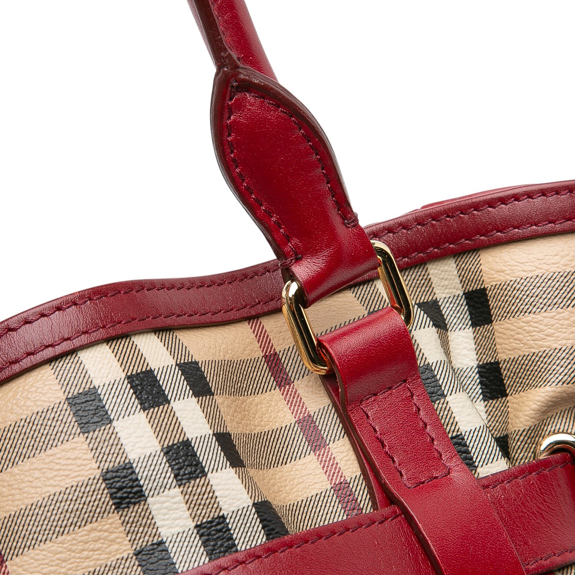 Haymarket Check Coated Canvas Golderton Satchel