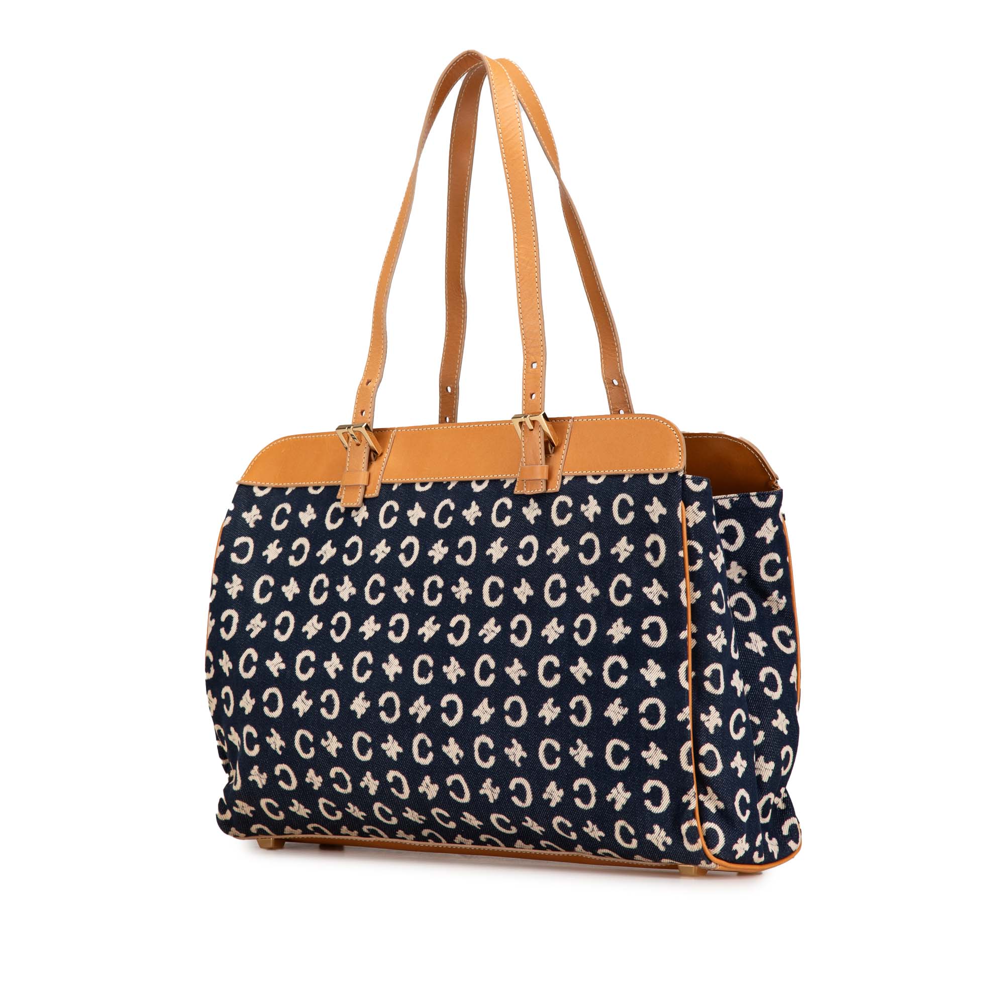 C Macadam Denim Tote