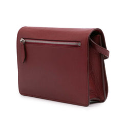 Small Leather and House Check Canvas Derby Macken Crossbody