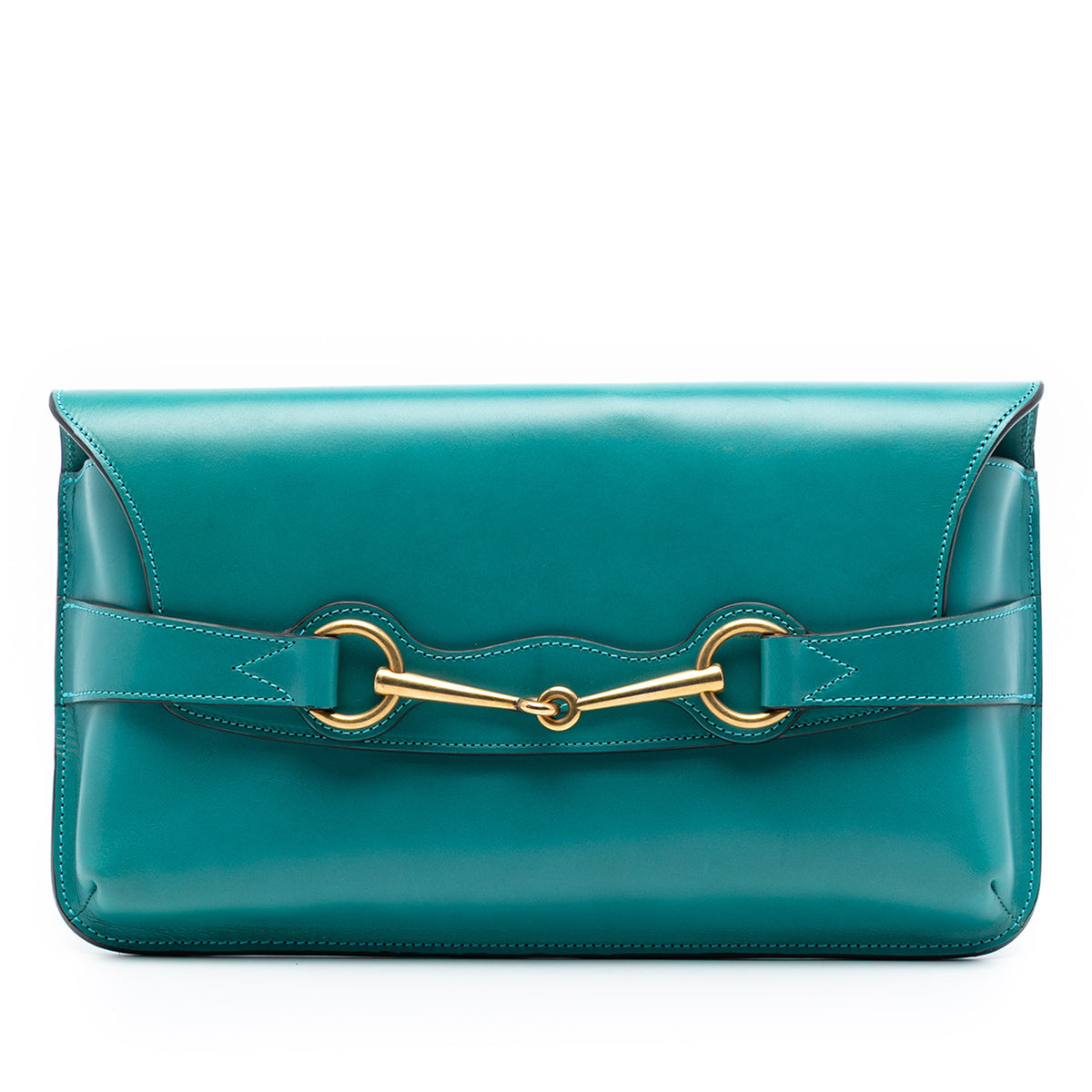 Calfskin Bright Bit Clutch
