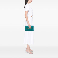 Calfskin Bright Bit Clutch