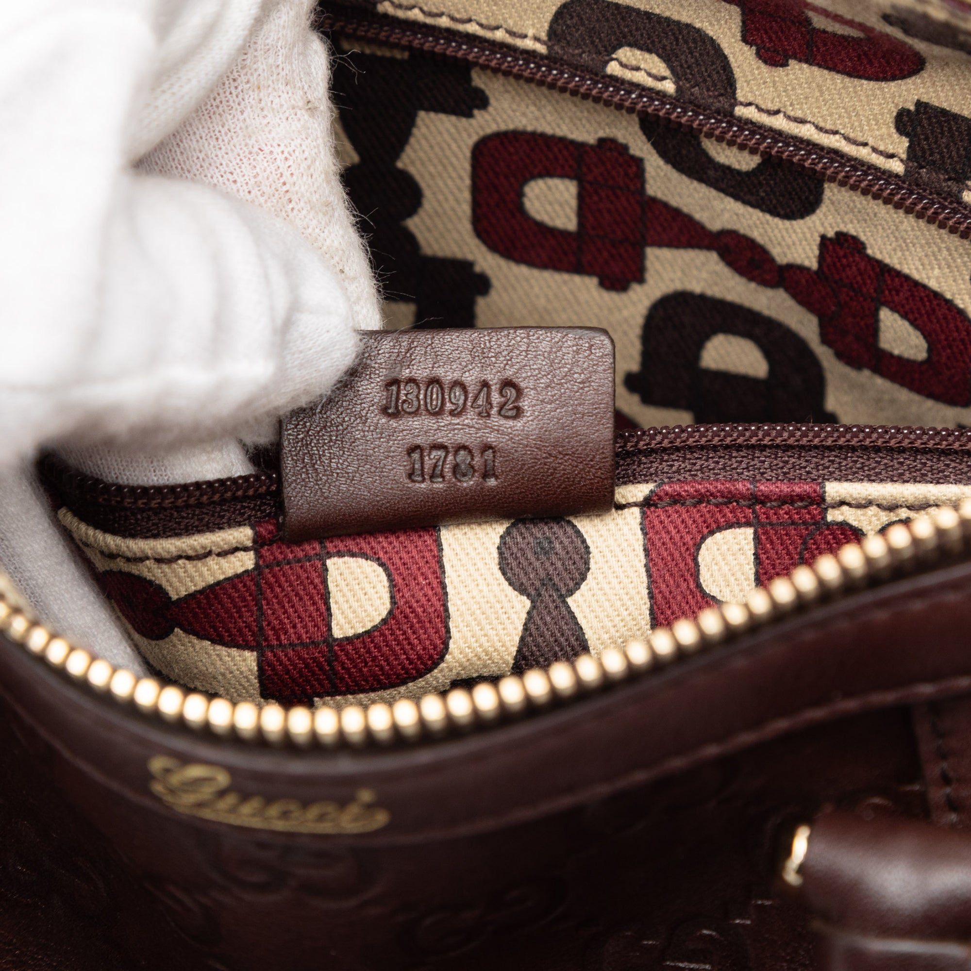 Guccissima Abbey D Ring Boston Bag