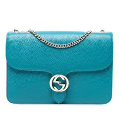 Medium Dollar Calfskin Interlocking G Crossbody