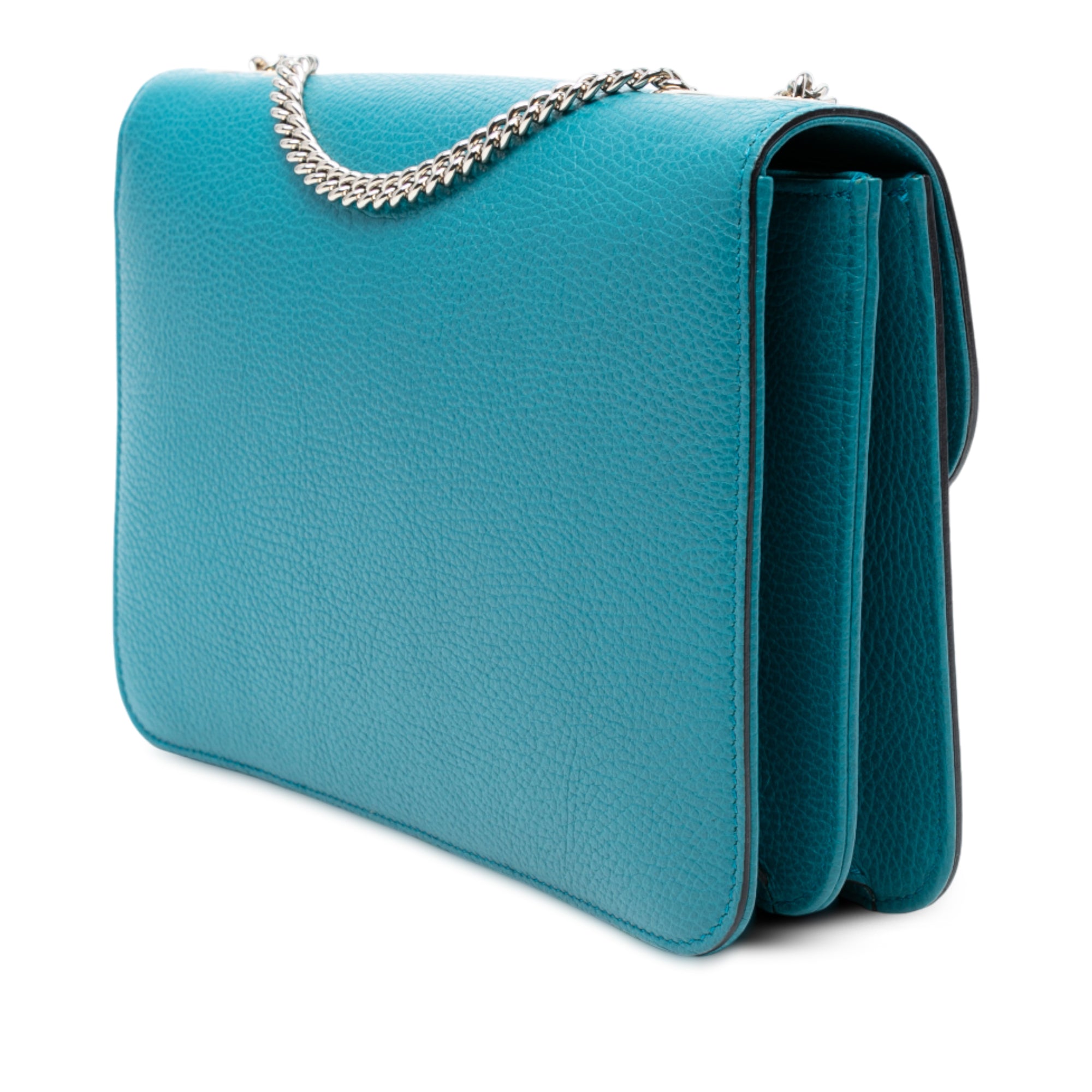 Medium Dollar Calfskin Interlocking G Crossbody