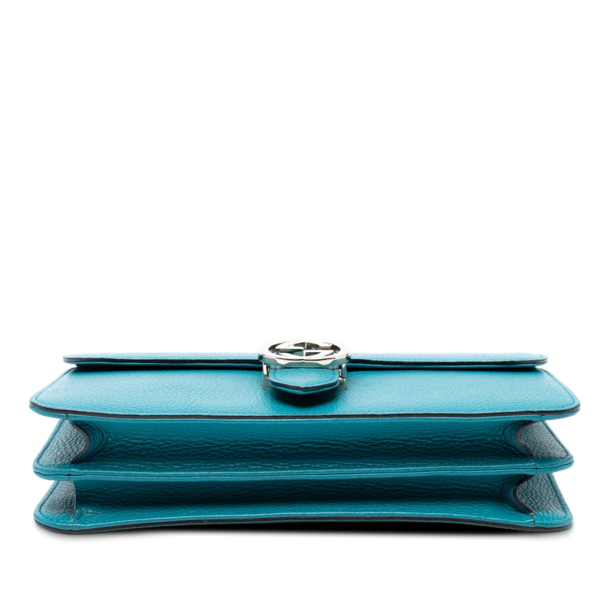 Medium Dollar Calfskin Interlocking G Crossbody