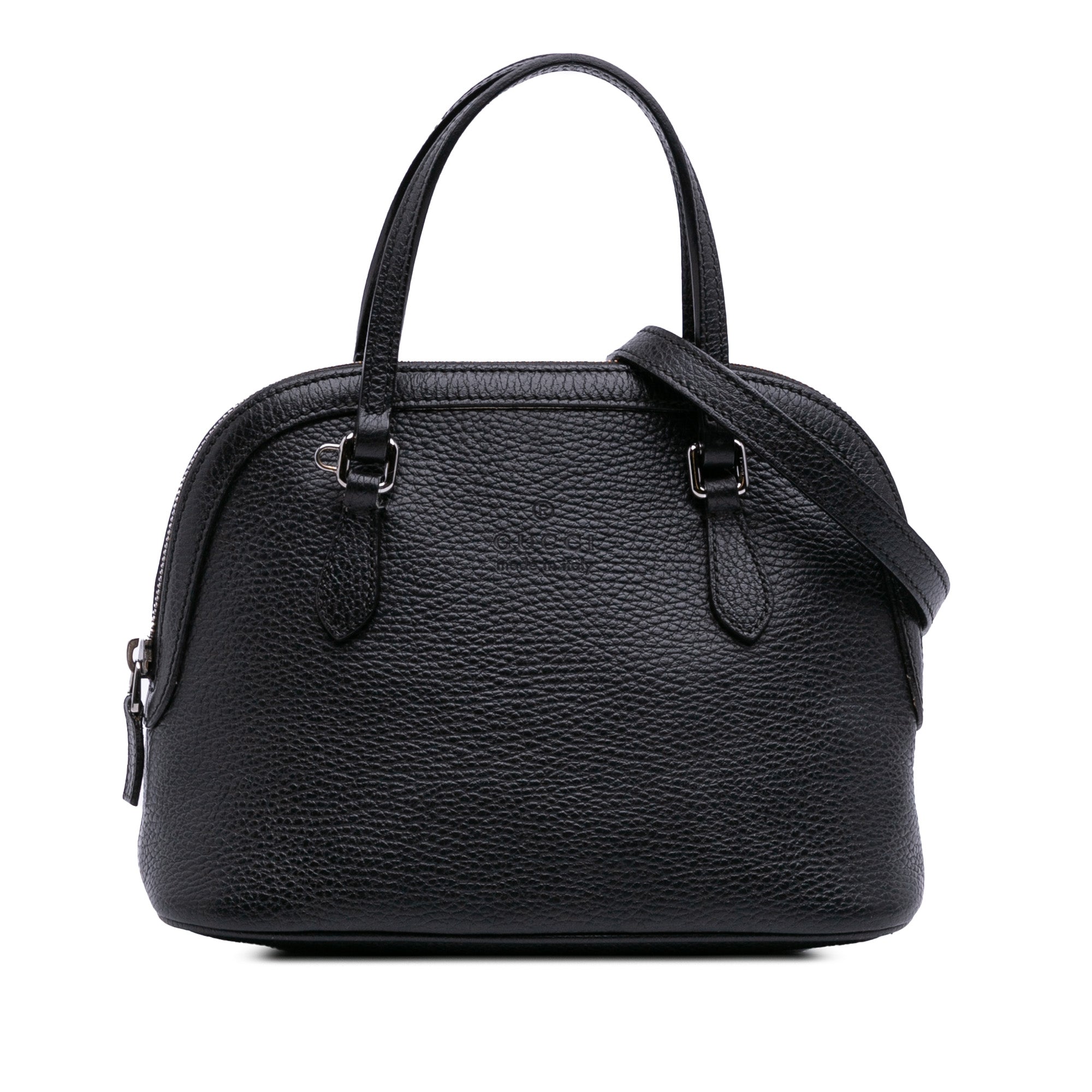 Mini Leather Dome Satchel