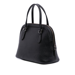Mini Leather Dome Satchel