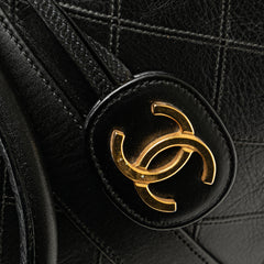 Medium Diamond Stitch Lambskin Satchel