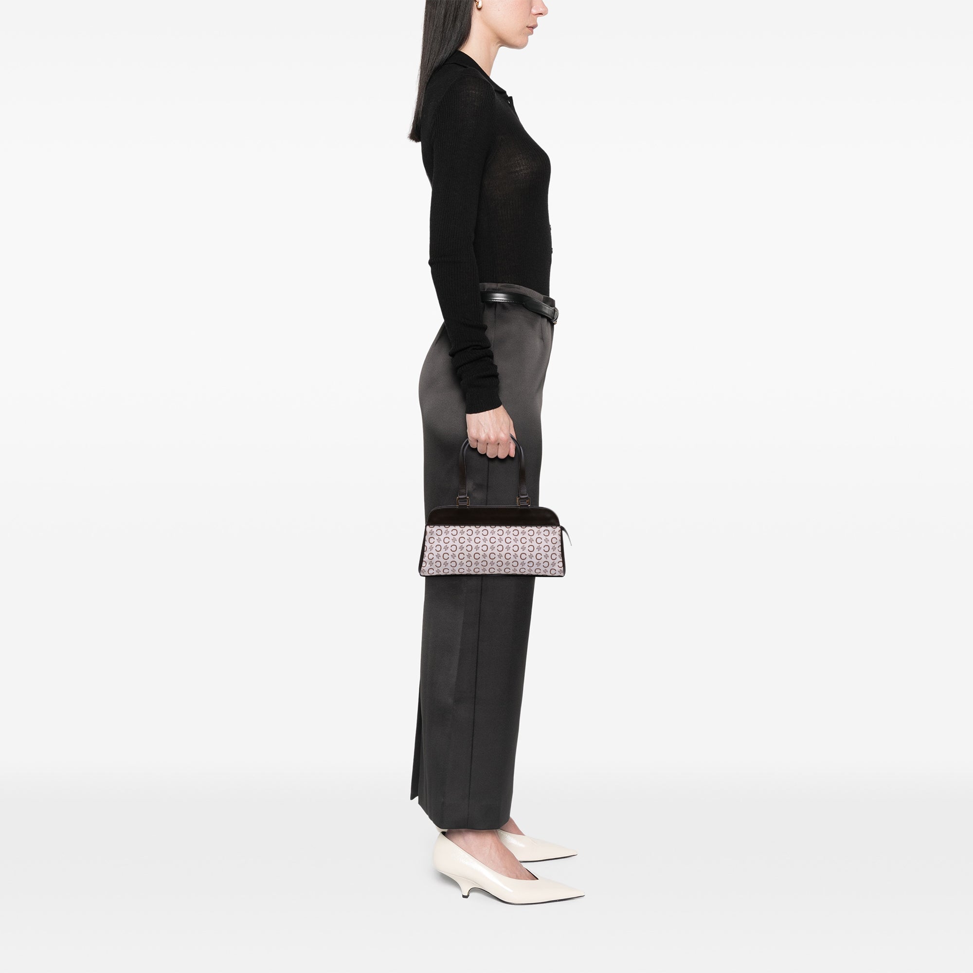 C Macadam Canvas Handbag