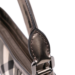 Supernova Check Canvas Handbag