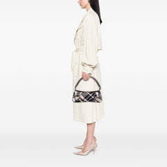 Supernova Check Canvas Handbag