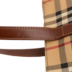 Haymarket Check Coated Canvas Tote