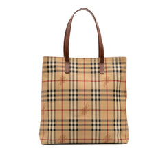 Haymarket Check Coated Canvas Tote