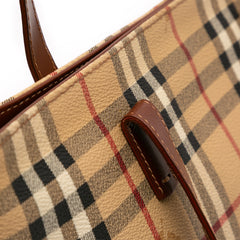 Haymarket Check Coated Canvas Tote