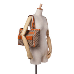 GG Canvas Abbey D Ring Pocket Tote