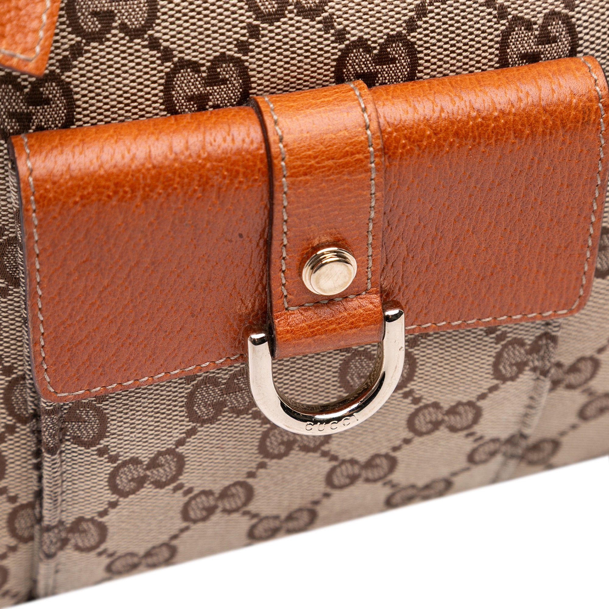 GG Canvas Abbey D Ring Pocket Tote