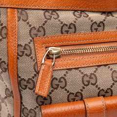 GG Canvas Abbey D Ring Pocket Tote