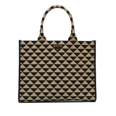 Large Triangolo Jacquard Symbole Tote