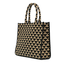 Large Triangolo Jacquard Symbole Tote