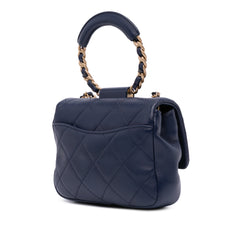 Mini Lambskin In The Loop Flap