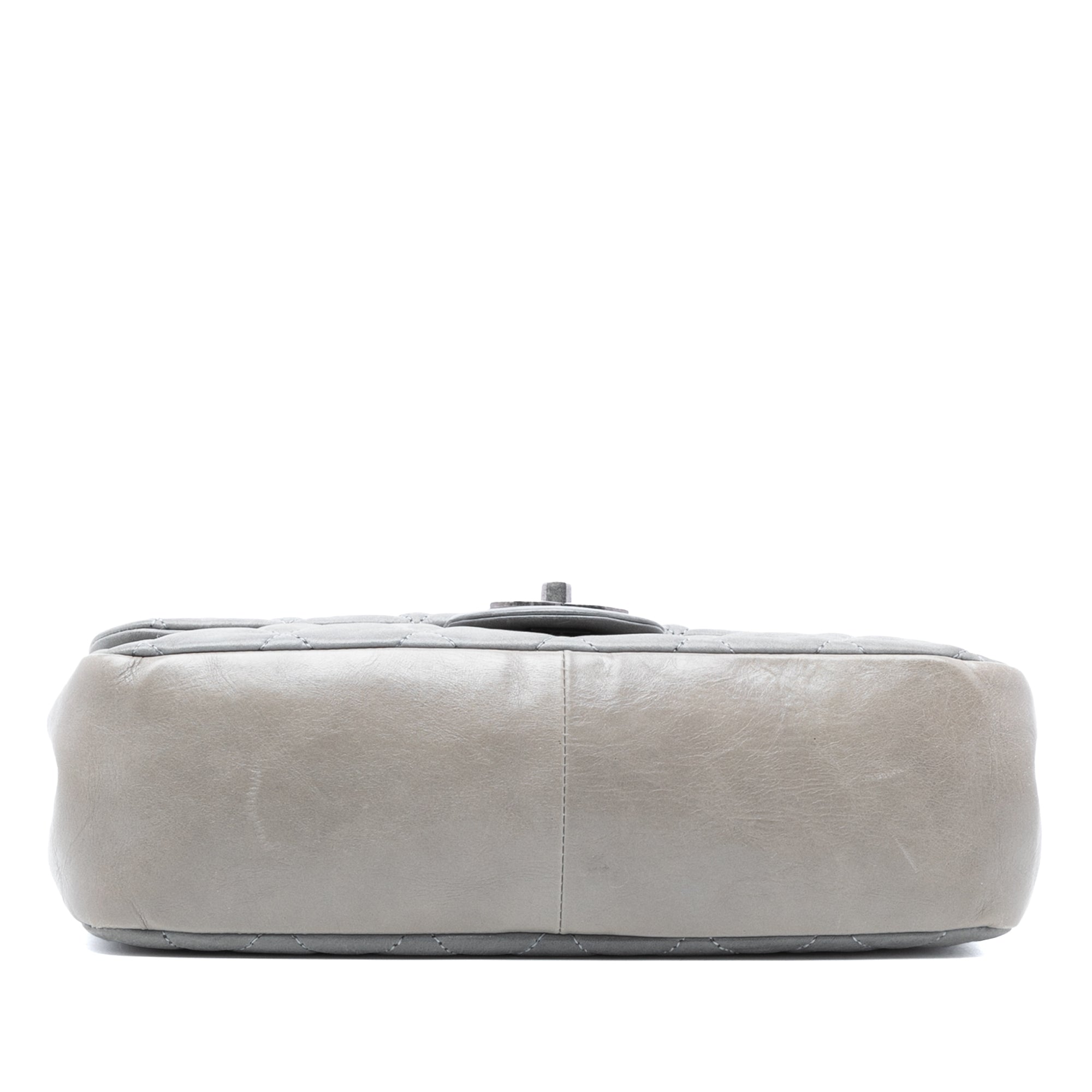 Medium Iridescent Calfskin In The Mix Flap