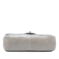 Medium Iridescent Calfskin In The Mix Flap