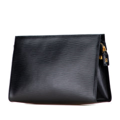 Leather Logo Clutch